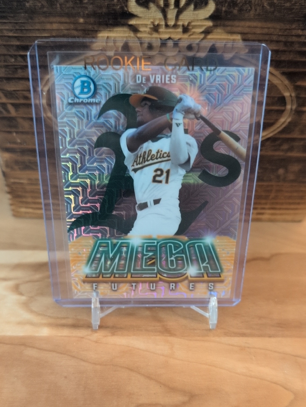 2026 Bowman Chrome Leo De Vries Mega Futures Rookie Card Mojo Refractor 🔥🔥